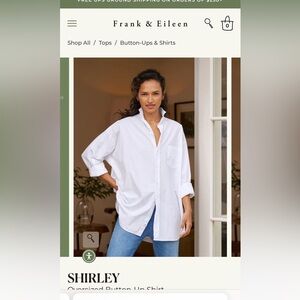 Frank & Eileen Shirley Cream Shirt